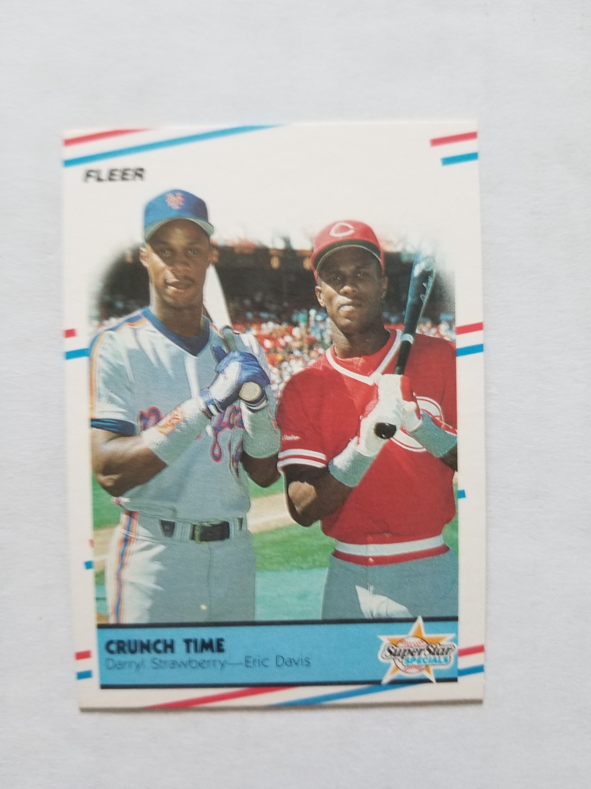 Crunch Time (Darryl Strawberry / Eric Davis) 1988 Fleer #637 Baseball