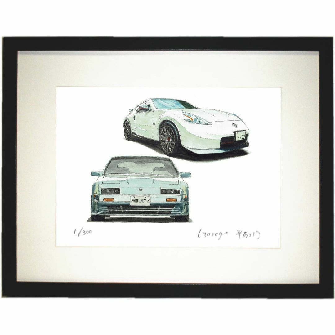 絵画 flk046234 NC 795 NISMO Z34 300ZX Limited Edition Print Sign Frame