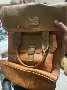 Disney Parks Loungefly Disney's Animal Kingdom Lodge Faux Leather Backpack