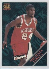 1995 Pacific Prism Draft Picks Blue Michael Finley #48 0g3h