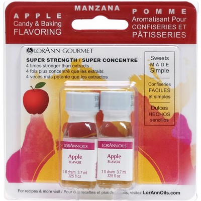 LorAnn Süßigkeiten & Backen Aroma 0,125 Unzen 2/Pkg-Apfel Geschmack-350