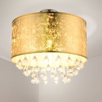Deckenleuchte Deckenlampe Kristallleuchte Wohnzimmerlampe Blattgold Kronleuchter