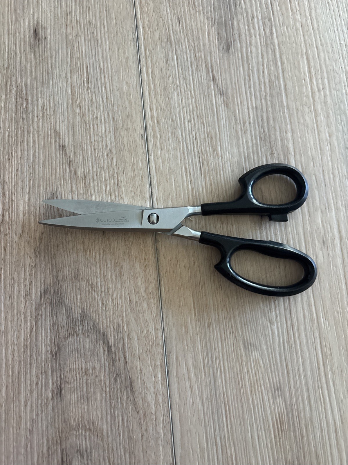 Cutco Model 77 Black Kitchen Scissors Take-Apart Shears, Stainless