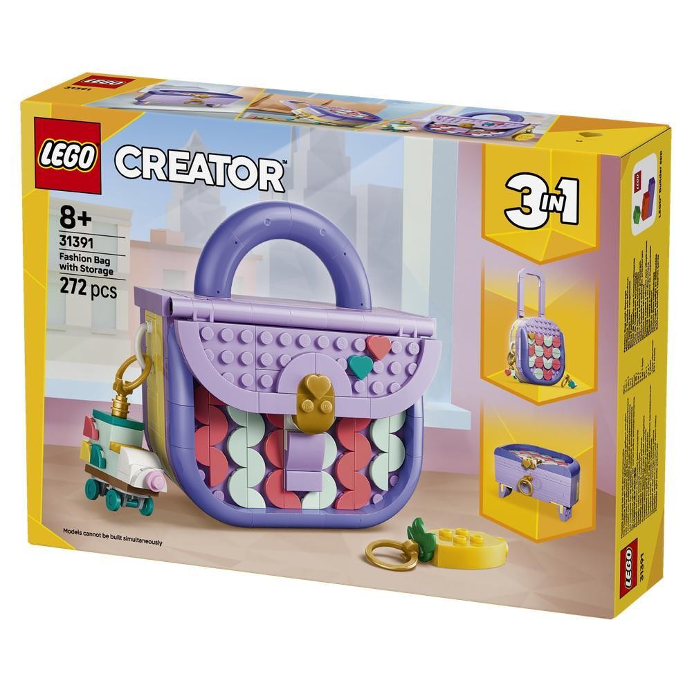 LEGO Creator 3 in 1 Fashion Bag With Storage Construction Set 31391 - Image 5