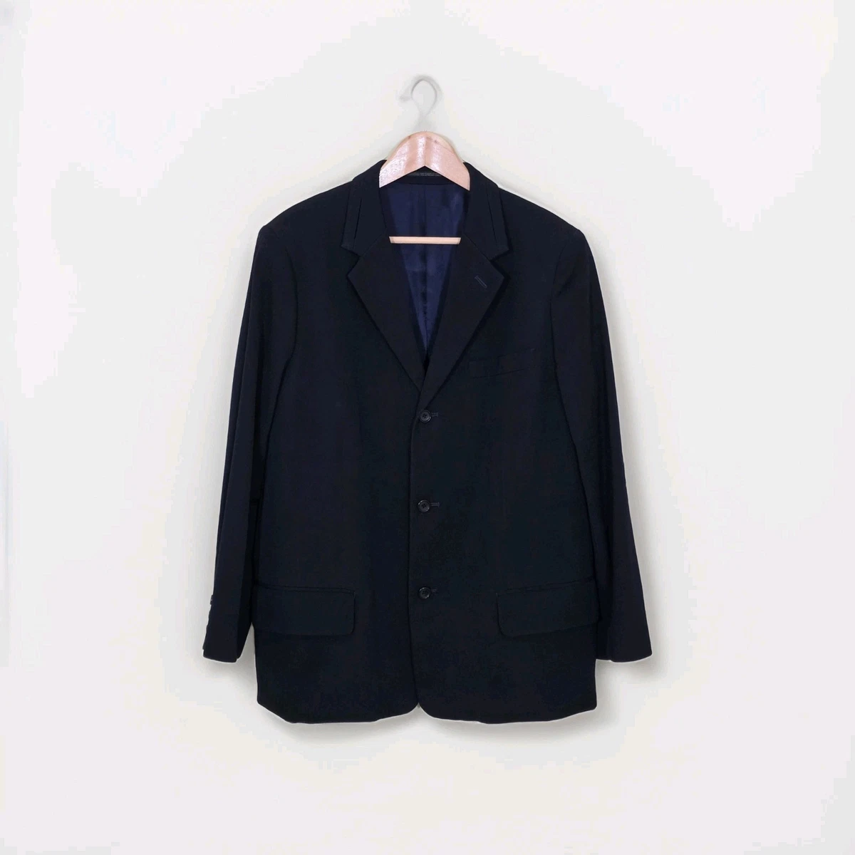 テーラードジャケット Y's for men tailored jacket cotton Navy Yohji Yamamoto Suits & Blazers for Men for sale | eBay