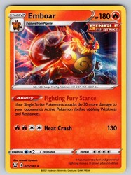 Emboar 025/163 Battle Styles Holo Rare