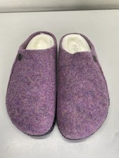 Birkenstock Unisex Zermatt Shearling Rivet Clogs Size L 6, M 4 Mauve Melange