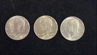 (3 coin lot) 1964 Kennedy Half Dollars - Circulated Condition - 90% Silver