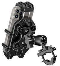 Motorcycle Phone Mount Holder with Vibration Dampener  High-Speed Secure