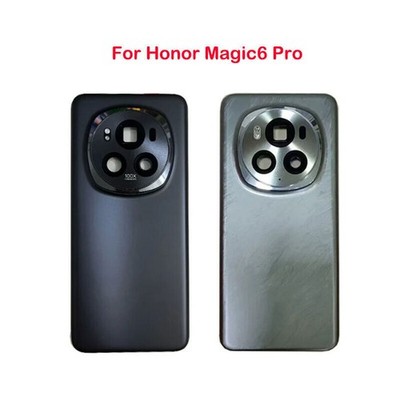 For Honor Magic6 Pro Battery Cover Rear Glass Back Door Replacement Camera Lens