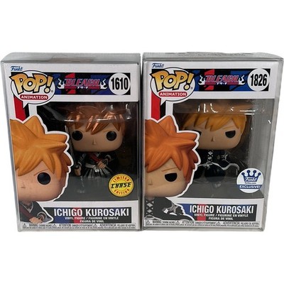 Funko Pop Anime Bleach Ichigo Kurosaki CHASE #1610 EXCLUSIVE #1826 Figuren