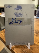 2022 Leaf Perfect Game Baseball #1/1 Print Plate Will Gasparino Prospect RC Auto