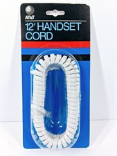 AT T 12' Handset Cord Dove Gray Phone Base to Handset H4DU-264 Handset Cord Co