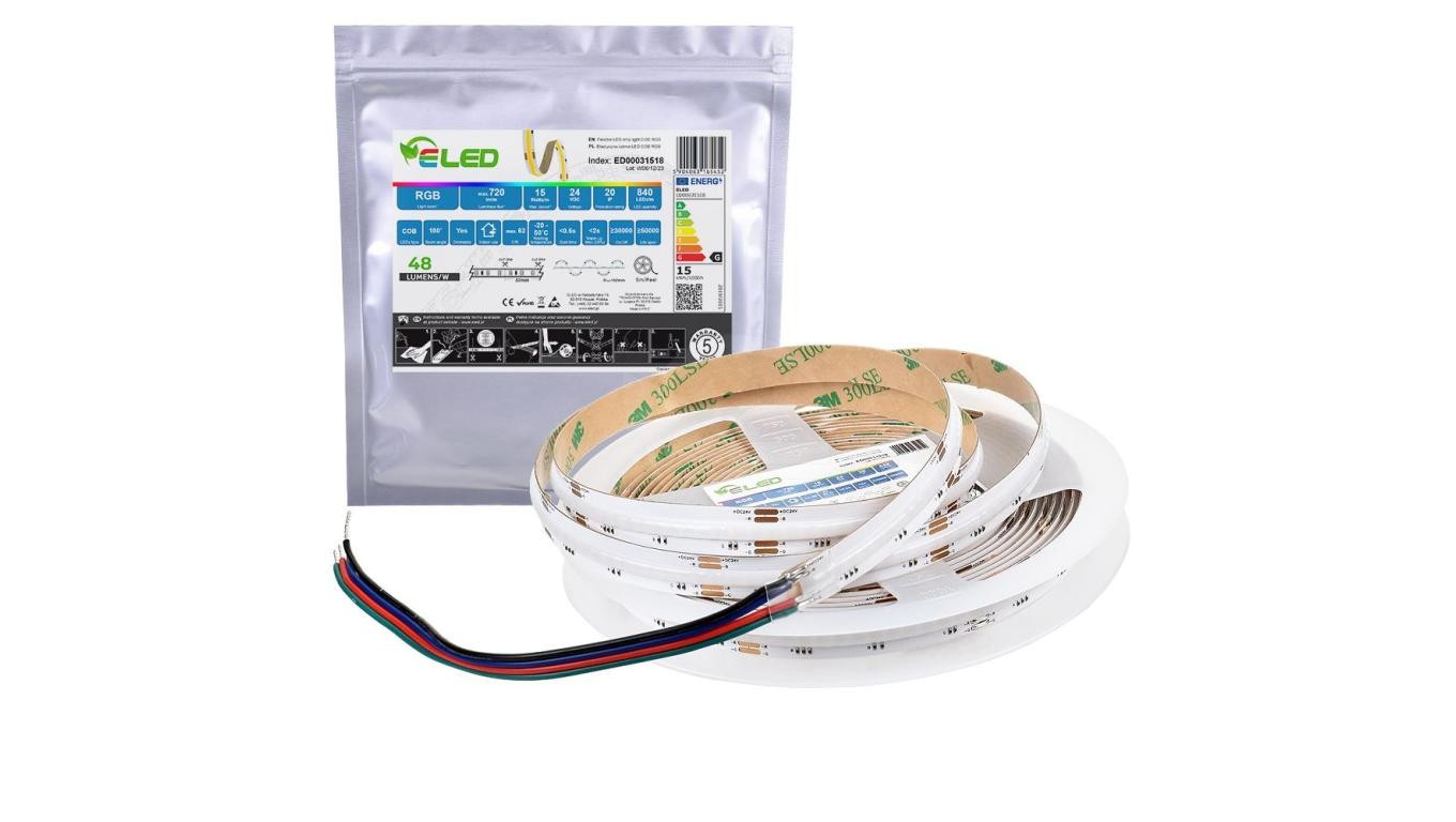 Tama COB RGB 840 24V 15W 48lmW - ED00031518 odcinki 5 22090₽