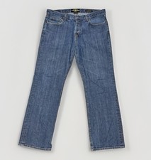 90s Lucky Brand Jeans Men’s 36x32 Bootleg Bootcut Selvedge Denim Made In USA