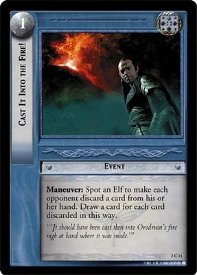 Cast It Into The Fire! - Realms of the Elf Lords - Herr der Ringe TCG