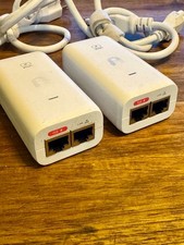 2X Ubiquiti UniFi U-PoE-AF PoE Injector UPOE af With Power Cord