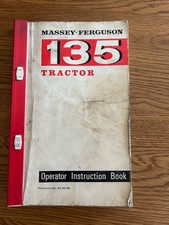 Massey Ferguson 135 Operator Instruction Book Original
