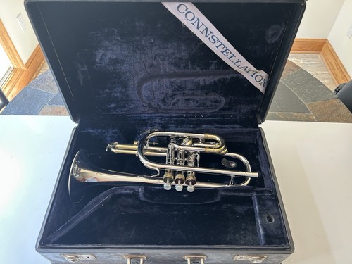 CONN Connstellation NICKEL PLATED  Bb  CORNET   38A  37 A
