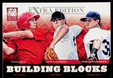 2012 Elite Extra Edition Building Blocks 7 Steve Bean Jake Thomsn Spencer Edward
