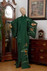 DEAR VANILLA JAPANESE KIMONO WOMEN'S ROBE GOWN AUTHENTIC MADE IN JAPAN VINTAGE