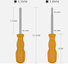 3.8mm  4.5mm Screwdriver Bit For NES SNES N64 Game Boy Nintendo Security Tool