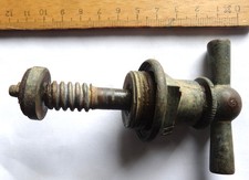 Antyczny kran Kran spustowy Zawór odcinający Mosiądz Vintage