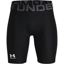 Under Armour Boys' HeatGear Armour Shorts, Black, Size S