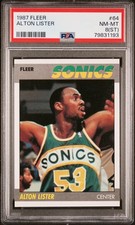 PSA (ST) NM-MT 8 1987 FLEER ALTON LISTER 64 79831193 
