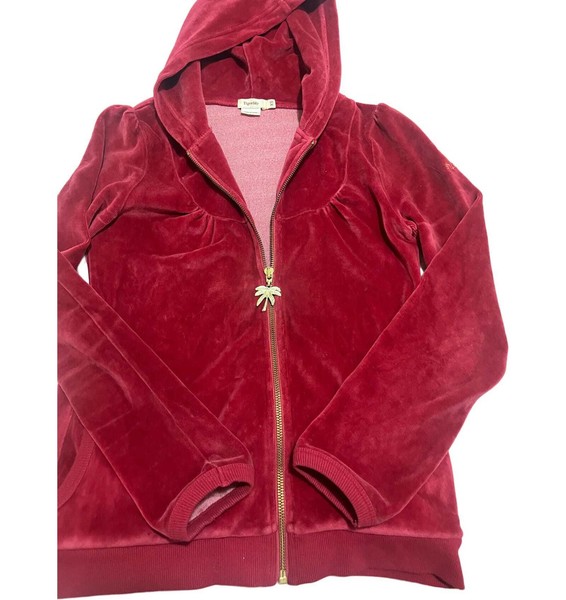 Tigerlily Velour Zip Hoodie Size XS Excellent Condition #42046