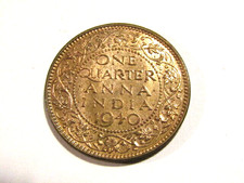 India-British 1940-B 1/4 Anna unc Coin