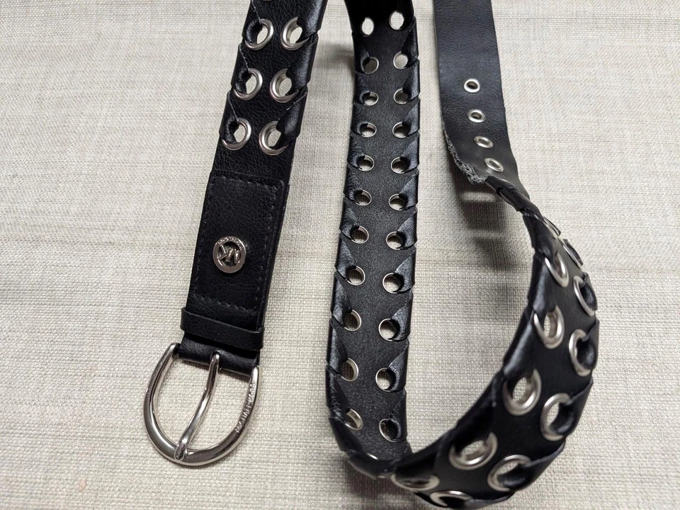 MICHAEL KORS кожаный ремень с заклепками 34 черный - Изображение 4 из 4