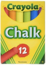 Crayola Colored Chalk Sticks 12 Count 51-0816 