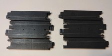 AutoWorld, AFX 3" Straight Track. Compatible with AW, AFX, Racemasters. 2 Pack.