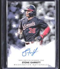 Stone Garrett 2024 Topps Baseball Stars Autographs (Series Two) AU
