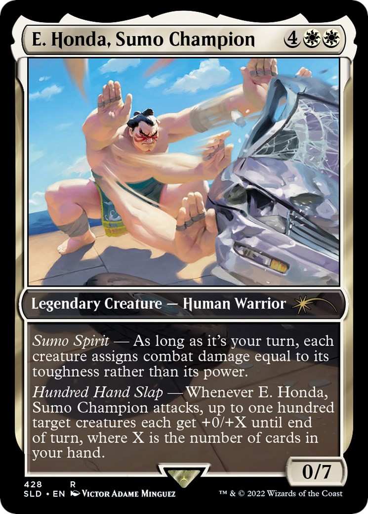 E. Honda, Sumo Champion 428 LP Normal Secret Lair Drop Series MTG EN