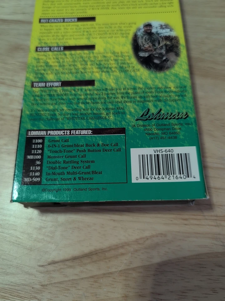 Whitetail Challenge 5 VHS - Image 3 of 4