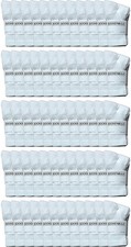 180 PK of Yacht  Smith Kids Cotton Crew Socks White 6-8 - Boys Crew Sock