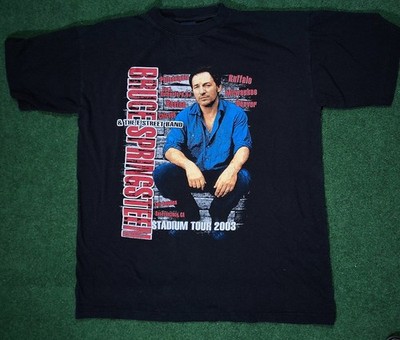 Bruce Springsteen 2003 Stadium Tour Bootleg T shirt SOLD OUTSIDE VENUE LRG nice
