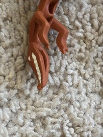 Set of 3 LEGO Dino Attack #7475 Dinosaur Mutant Lizard Raptors Mini Figures 5"