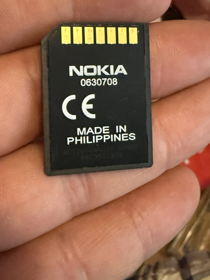 Cartão de memória Nokia multimídia 64MB genuíno tipo S MMC Nokia Phone 3300 - Imagem 2 de 2
