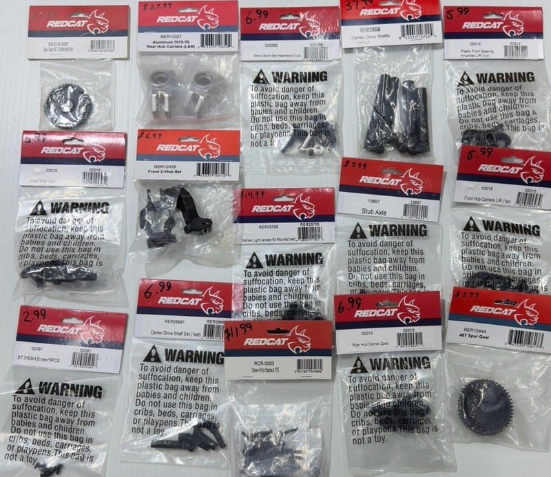 Custom Redcat Racing Random Parts Bundle.  See Pictures.