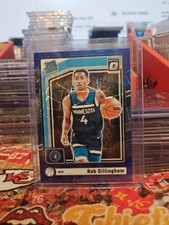 2024-25 Donruss Optic Rob Dillingham Blue Velocity Rated Rookie Timberwolves