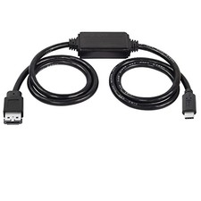 USB-C Type-C to eSATA Adapter Cable 5Gbps USB C to Power eSATA eSATA to Type-C