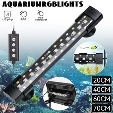 hygger 8-51" Submersible Aquarium LED Light 24/7 Full Spectrum, Dimmable, Timer