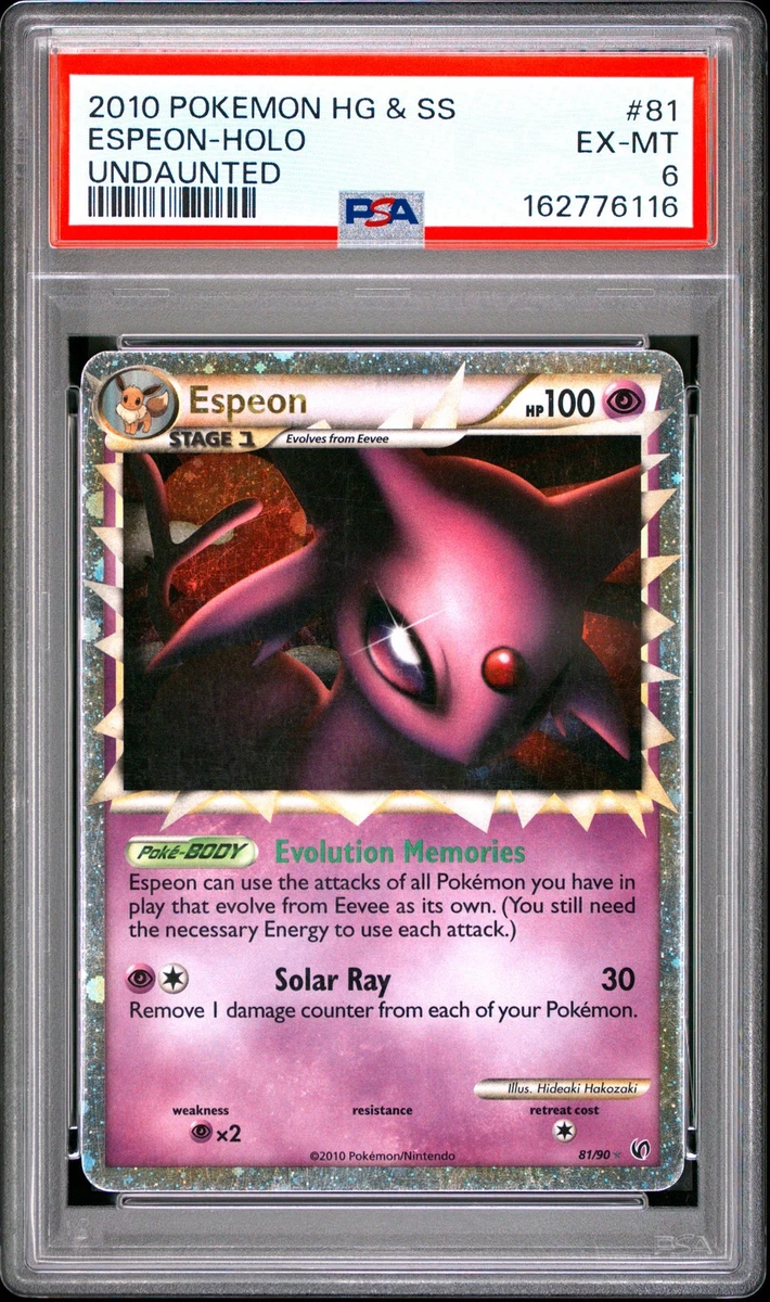 Holo Pokémon TCG Undaunted Individual Collectible Card Game Cards