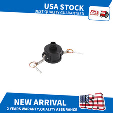 Adapter for 275 Gallon IBC Tote 2" Camlock to 3/4" Hose