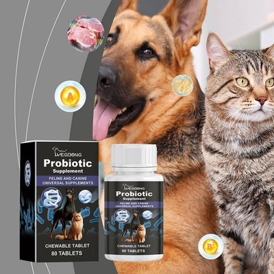 Dog Probiotic Supplement - Hip and Joint Supplement Dog For Older,Stiff C2X0