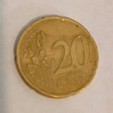 Greece 20 Lepta Coin 2002 Brass Gold Circulated Uncertified Greek Currency