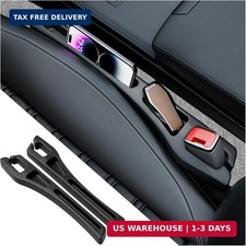 2PCS Car Seat Gap Filler Organizer,2 in 1 Car Gap Filler with Fill and Storage F